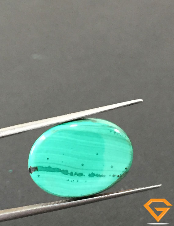 16.14 ct Natural Certified Malachite stone